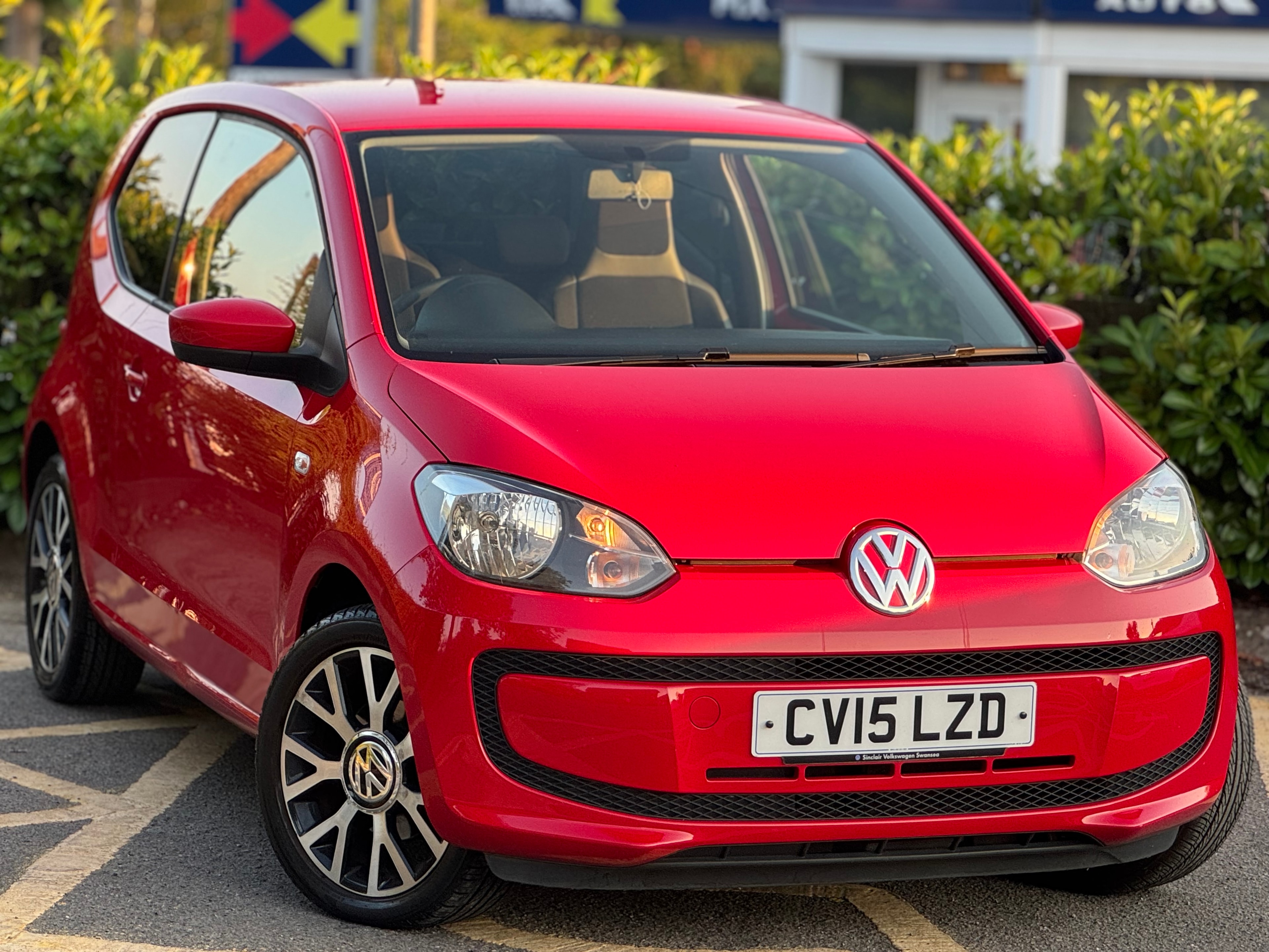 Red Volkswagen Up for sale at Open Lane Motors